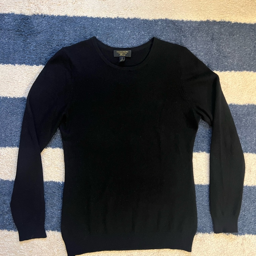 Cashmere Black Sweater Women’s Small